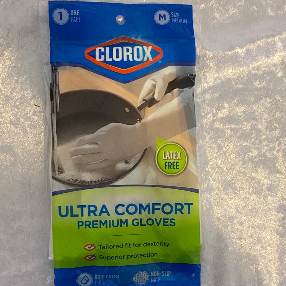 Clorox Ultra Comfort Gloves - White